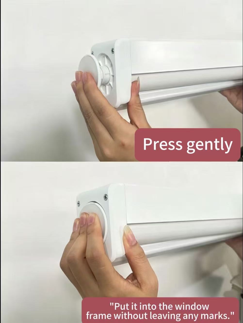 Easy installation of three types of curtains