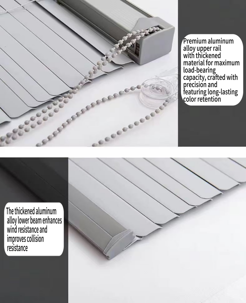 Easy installation of three types of curtains