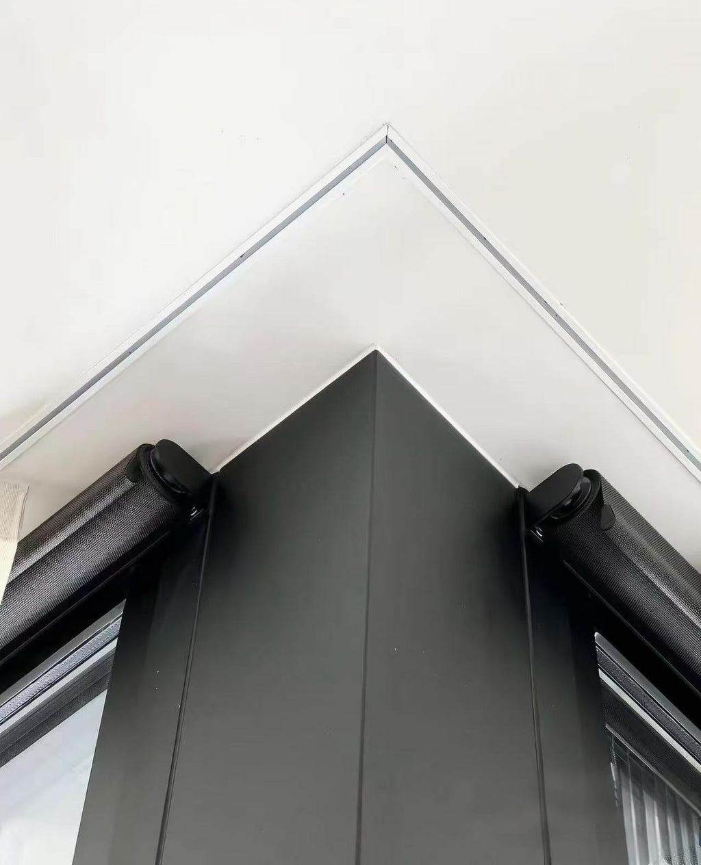 Snake-shaped aesthetic curtain